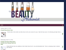 Tablet Screenshot of beautyalchemist.com